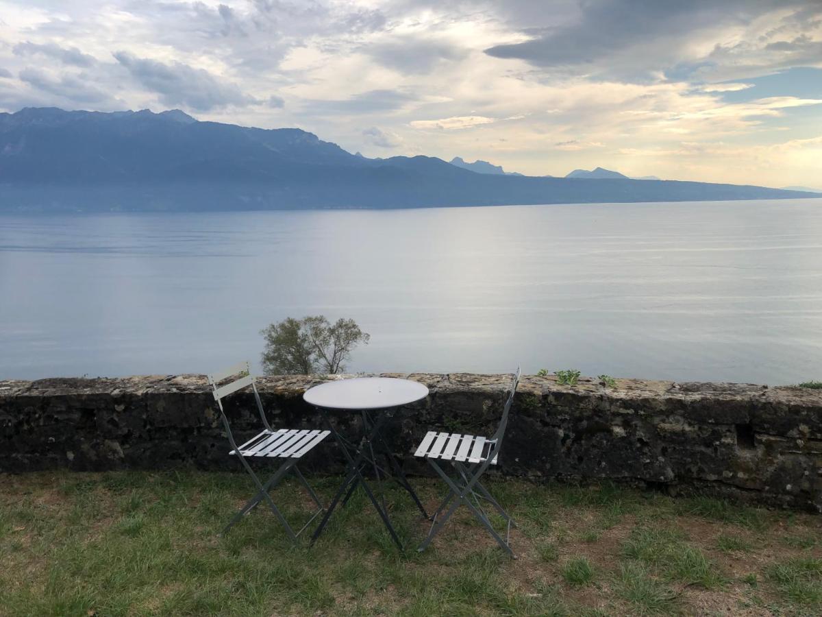 Room With 360° View Overlooking Lake Geneva And Alps Puidoux Luaran gambar